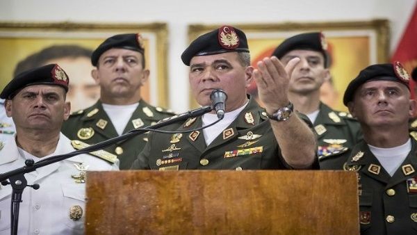 Venezuela's Minister of Defence Vladimir Padrino