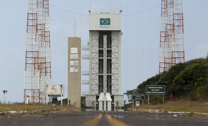Mobile Tower of the Launch Center at Alcantara Base, Maranhao State, Brazil, Sep. 14, 2018.