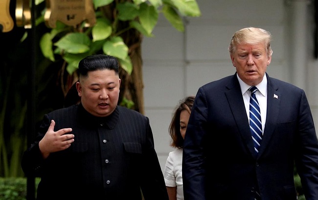 North Korea's leader Kim Jong Un and U.S. President Donald.