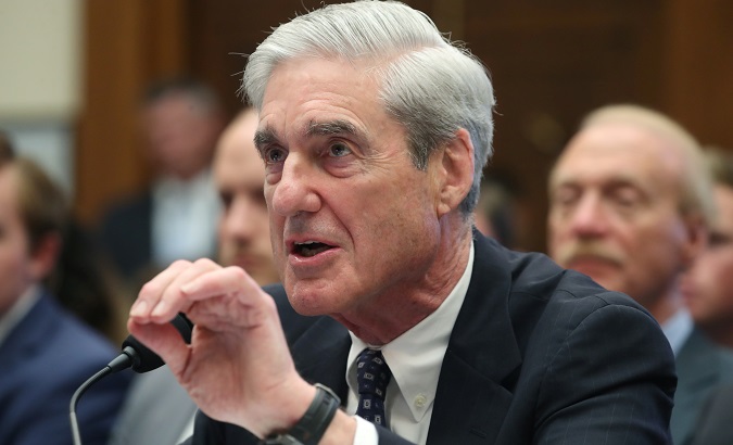Former Special Counsel Robert Mueller testifies before the House Intelligence Committee at a on investigation into Russian Interference in the 2016 Presidential Election, U.S., July 24, 2019.