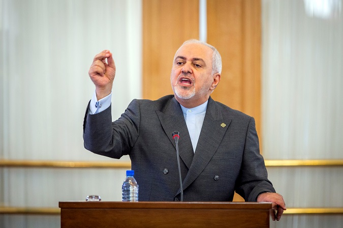Iran's Foreign Minister Mohammad Javad Zarif arrives to attend a news conference in Tehran, Iran Aug. 5, 2019.