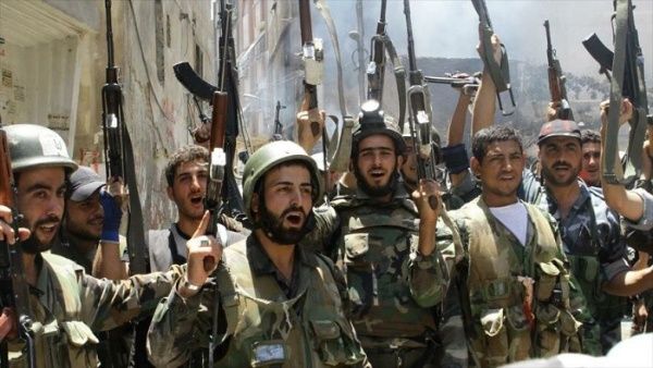 The first operations of the Syrian army were the destruction of artillery and missiles in positions of the Al-Nusra Front in Latamineh-Zakat-Arbin.