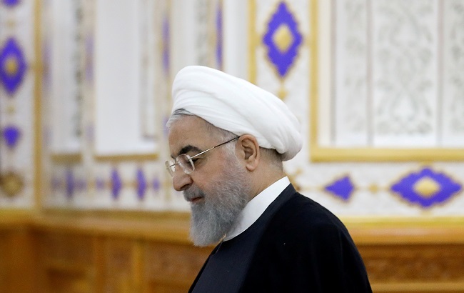 Iranian President Hassan Rouhani attends the Conference on Interaction and Confidence-Building Measures in Asia (CICA) in Dushanbe, Tajikistan June 15, 2019.