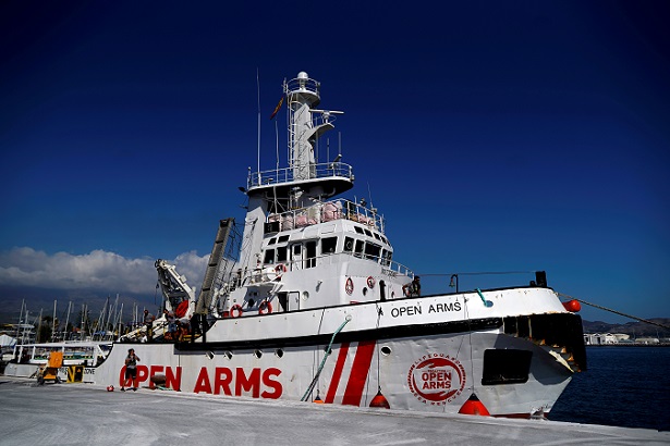 NGO Proactiva Open Arms rescue boat is allowed to enter Italian waters.