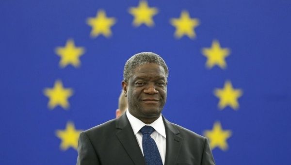 Nobel Laureate Denis Mukwege visited Colombia to meet with sexual violence survivors. 