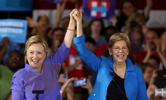 Hillary Clinton and Elizabeth Warren maintained contact privately thorughout the race for nomination.