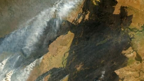 Fires across Paraguay