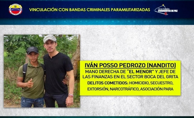 Hernando Ivan Posso: Right hand to 