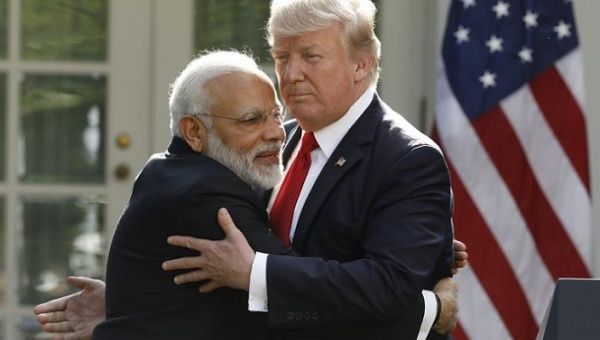 The U.S. President Donald Trump will join an Indian-American event with Indian Prime Minister Narendra Modi. 