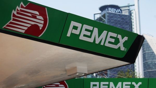 A Pemex gas station is seen in Mexico City, Mexico September 17, 2019. 