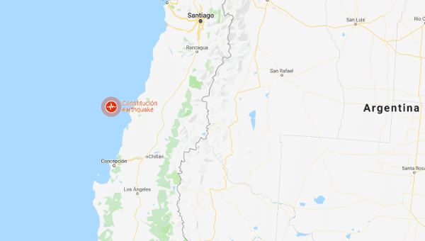7.2 Quake Strikes Off Coast of Chile, No Tsunami Threat