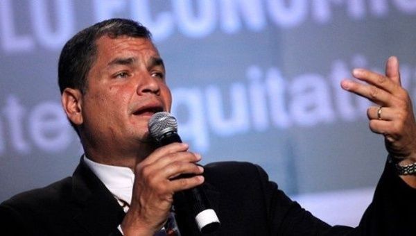 Correa: No One Voted For The IMF Or The Increase In Fuel Price