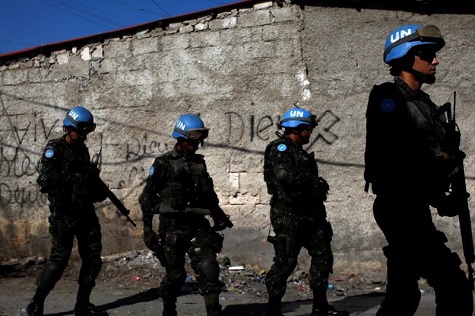 In 2004, the UN decided to deploy thousands of soldiers and police officers in Haiti with the presumed aim of fixing up the country. 