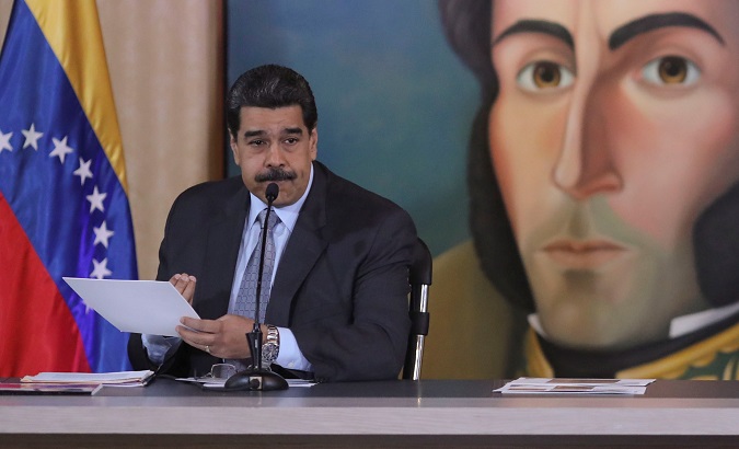 President Nicolas Maduro at a news conference in Caracas, Venezuela, Sep. 30, 2019.