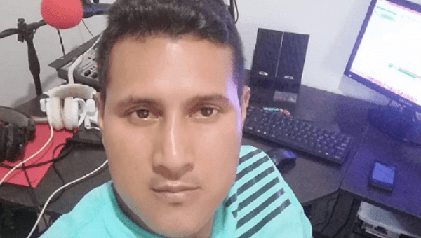 Javier Cordoba Chaguendo was killed by a hitman while conducting a music program in Nariño, Colombia. Oct. 19, 2019