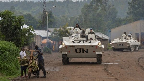 Offensive on UN facilities started after eight people were killed by armed fighters on Sunday night