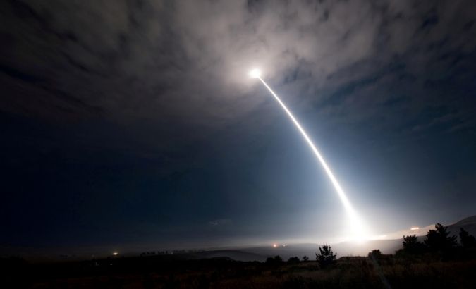 An unarmed Minuteman III intercontinental ballistic missile launches during an operational test at Vandenberg Air Force Base, California, U.S., August 2, 2017.