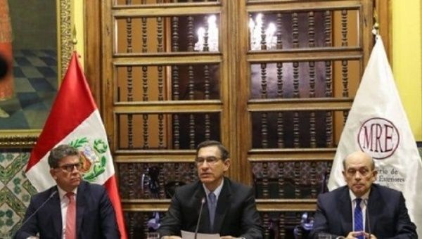 Peru’s President Martin Vizcarra presented Wednesday the country’s candidate for the Organization of American States (OAS) Secretary-General. 