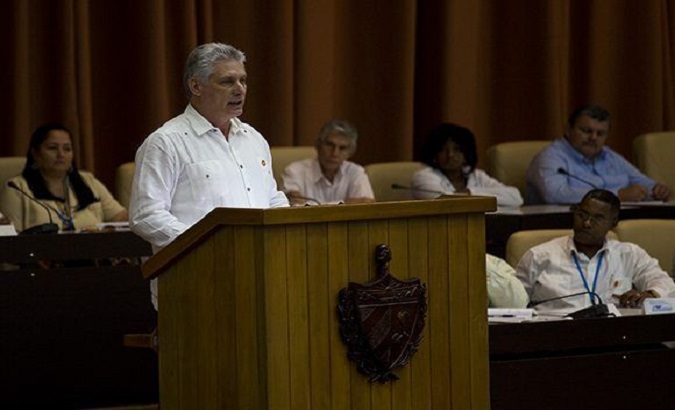 Diaz-Canel qualified the police operation before the Mexican embassy in Bolivia as an act 