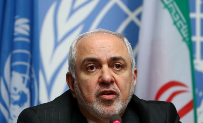 FILE PHOTO: Iran's Foreign Minister Mohammad Javad Zarif attends a news conference, a day ahead of the first meeting of the new Syrian Constitutional Committee at the Untied Nations in Geneva, Switzerland, October 29, 2019.