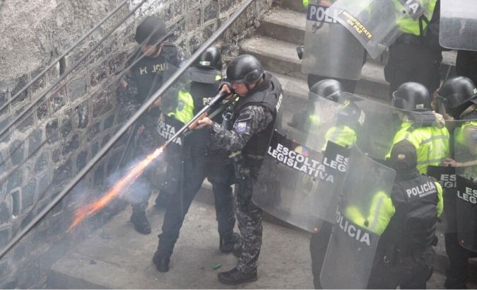 According to the United Nations, repression by the security forces in Ecuador against protesters during the Oct. 2019 demonistrations was unnecessary and disproportionate.
