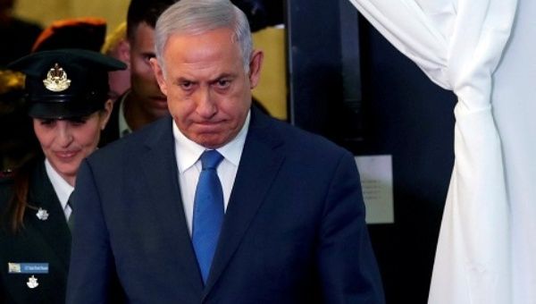 Netanyahu became the first serving premier to be criminally charged after his indictement for bribery, fraud, and breach of trust.