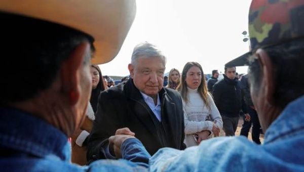 Mexican President Obrador visits the Mexican-American Mormon community in La Mora