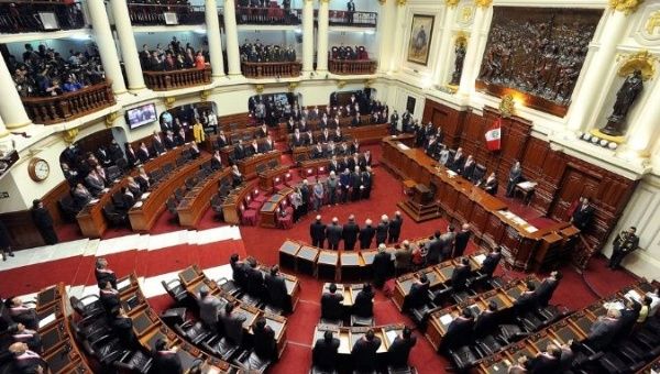 Under Peru’s constitution, presidents can dissolve Congress to call new elections if the assembly delivers two votes of no-confidence in a government.