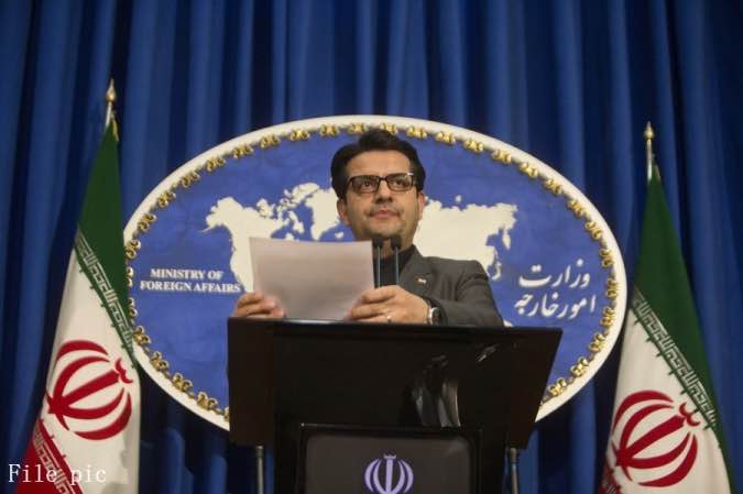 Iranian Foreign Ministry spokesman Abbas Mousavi attends a press conference in Tehran, Iran, on Jan. 5, 2020