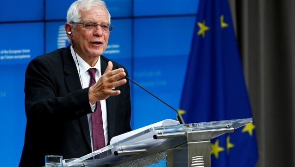 Josep Borrell, High Representative for Foreign Affairs and Security Policy and Vice-President of the European Commission holds a news conference in Brussels, Belgium, January 10, 2020. 