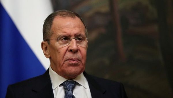 Russian Foreign Minister Sergei Lavrov attends a news conference with his Swedish counterpart Ann Linde (not pictured) in Moscow, Russia, February 4, 2020. 