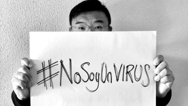 Anti-racist campaign launched by Attorney Antonio Liu Yang in Spain to combat misinformation about coronavirus.