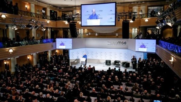 The 56th Munich Security Conference, Munich, Germany, Feb. 15 2020.