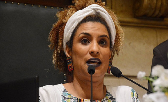 Marielle Franco, the Brazilian sociologist, feminist, Brazilian politician murdered in March 2018