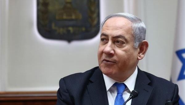 Israeli Prime Minister Benjamin Netanyahu speaks during a cabinet meeting in Jerusalem.