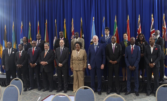 CARICOM Heads were meeting in caucus on Tuesday afternoon - day-one of their Inter-Sessional Meeting in Barbados.