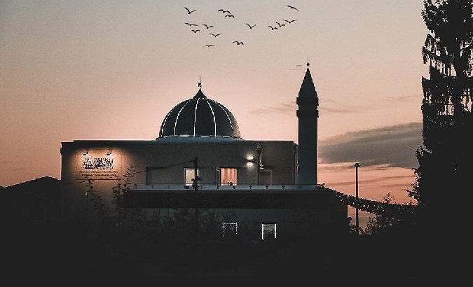 Mubarak Mosque in Wiesbaden, Germany, Feb. 18, 2020.