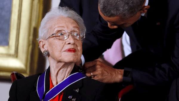 Johnson was awarded a Presidential Medal of Freedom by former President Barack Obama in 2015 and in 2016 he cited her in his State of the Union Address as an example of America’s spirit of discovery.