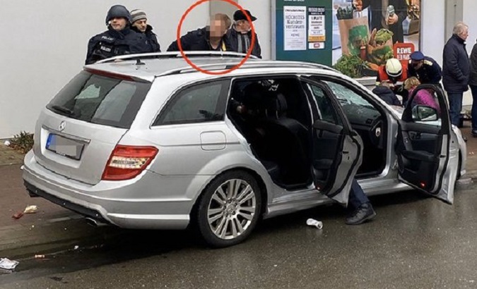 Man who rammed people with his vehicle in Volkmarsen, Germany, Feb. 24, 2020.