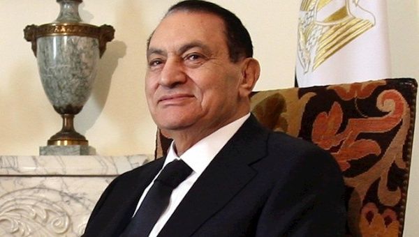 The then-President Hosni Mubarak in Cairo, Egypt, June 29, 2010.