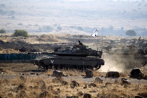 Israel illegally occupies most of the Golan Heights plateau, seized in the 1967 war.