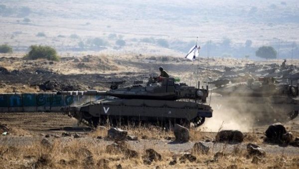 Israel illegally occupies most of the Golan Heights plateau, seized in the 1967 war.