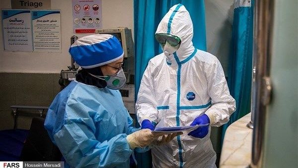 Iranian medical professionals take extra precautions amid the outbreak of the coronavirus across the country. 