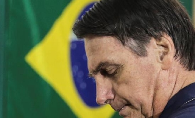 The right-wing extremist, president of Brazil Jair Bolsonaro.