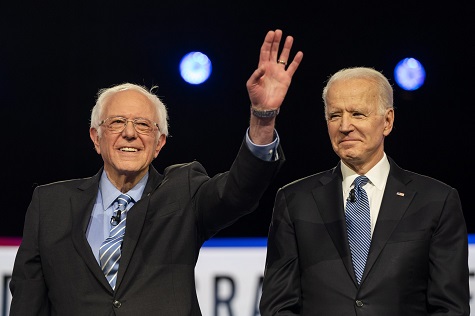 The Democratic presidential debate took place Sunday without a live audience due to the coronavirus crisis.