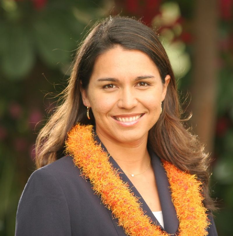 U.S. House of Representatives member Tulsi Gabbard of Hawaii.