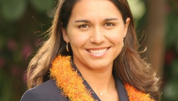 U.S. House of Representatives member Tulsi Gabbard of Hawaii.