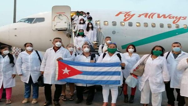 Cuban doctors are flown to several countries around the world to help combat the coronavirus outbreak.