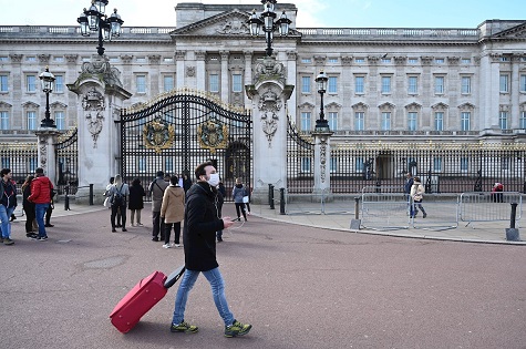 United Kingdom's Johnson announced Monday a three weeks strict lockdown. 