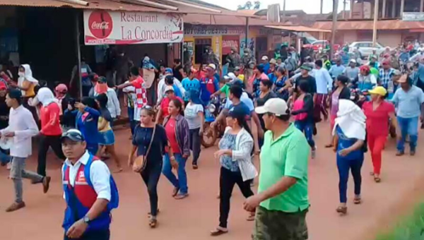 Protests in the Riberalta region, Beni, Bolivia.